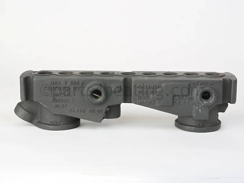 Raypak002217FInlet/Outlet Header Cast Iron