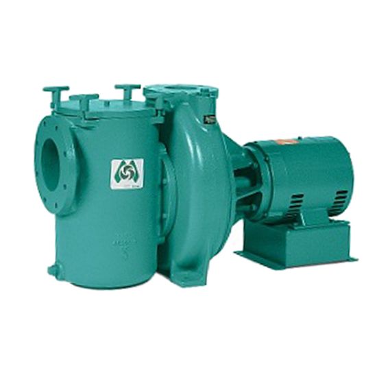 Xylem Inc. 10 HP 230 V 4SPC Pump Commercial 1 Ph 6IN X 4IN Flange Cast Iron Marlow - 1CA008