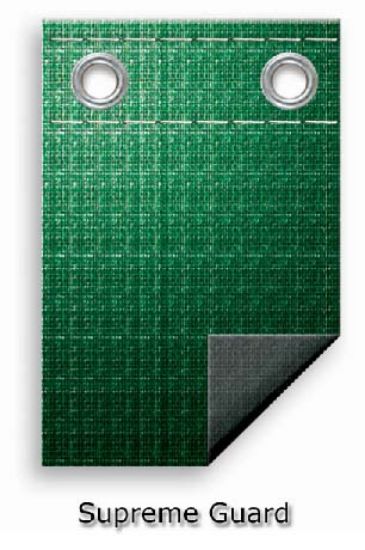 Swimline Corp. 12'X20' Re Supremeguard Grn Ig Solid Winter 17' X 25' Cover Size With Loops And Grommets - CO121725R
