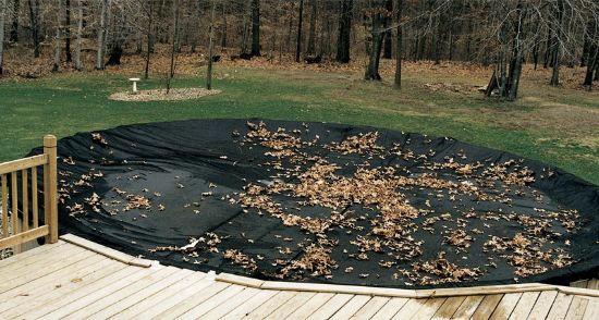 Gli Pool Products 16' X 36' Re Mesh Leafnet Ig Mesh Winter Black 20' X 40' Cover Size W/ Grommets And - 45-1636RE-LNT-4-BX