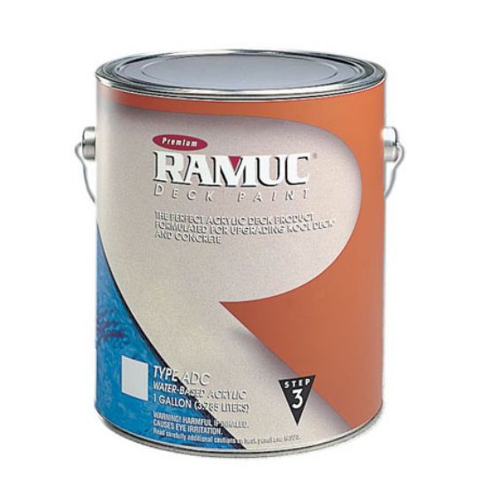 1 Gallon Deck Paint Silver Creek Acrylic Deck Coating Ramuc - 951046601