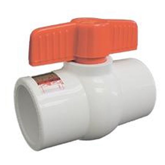 American Granby Inc 1.5-Inch Skt Ball Valve PVC Teflon Schedule 80 - HMIP150S
