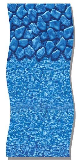 Swimline Corp. 15' Round 48-Inch Abg Liner Beaded Boulder Swirl 2000 651515 Swimline - LI1548BSB