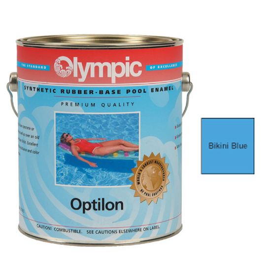 Kelley Technical Coatings Inc. 1 Gallon Optilon Synthetic Rubber Base Bikini Blue Olympic Kelley Paint - 853 GALLON