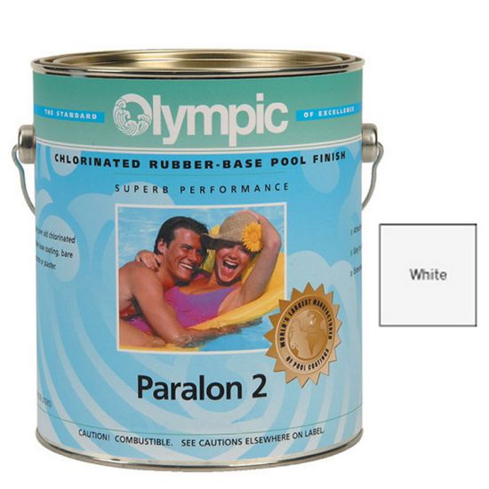 Kelley Technical Coatings Inc. 1 Gallon Paralon 2 Enamel Rubber Base White Olympic Kelley Paint - 290 GALLON