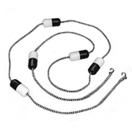 American Granby 16' Rope And Floats Kit Blue White Floats 3/8-Inch Rope With Hook Eyes - RFK16