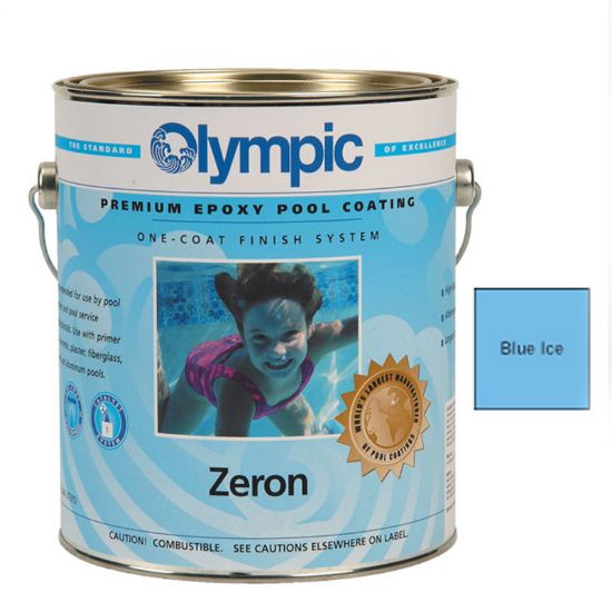 Kelley Technical Coatings Inc. 1 Qt Zeron 1 Coat Epoxy Blue Ice Olympic Kelley Paint - 391