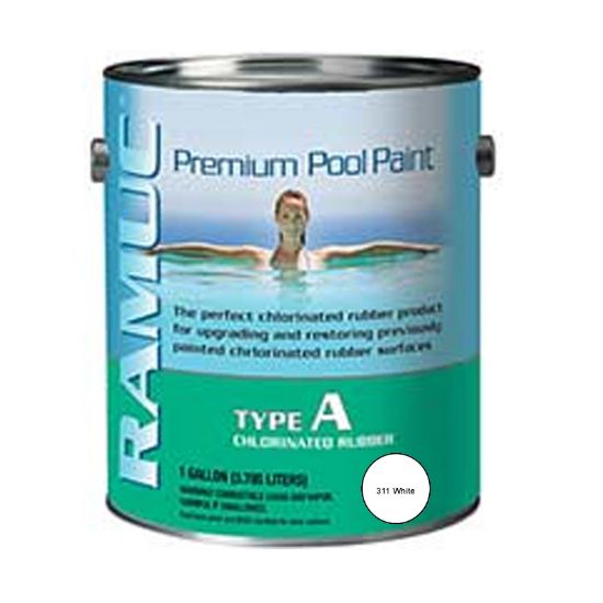 1 Gallon Type A Chlorinated Rubber Paint White Ramuc Not For Use In All States - 902131101