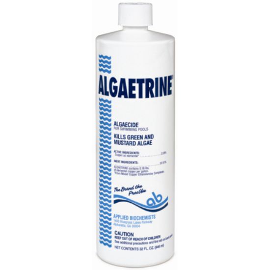 Advantis Technologies 1 Qt Algaetrine 2.09% Copper Algaecide 12/CS Applied Bio Swimming Pool - 406503A