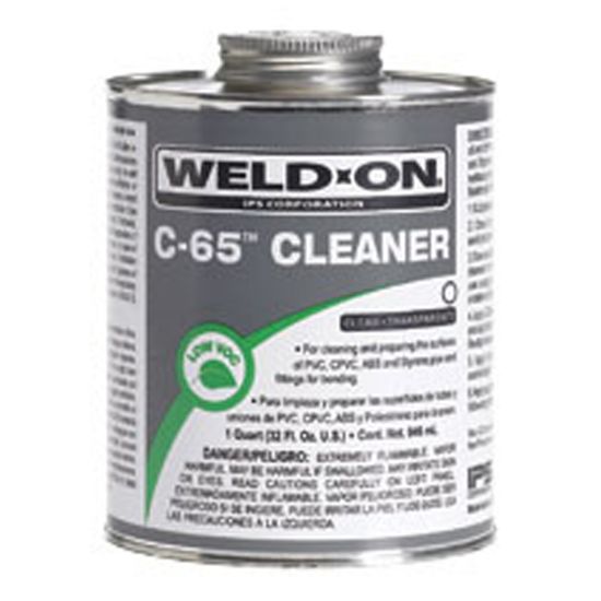 Ips Corporation 1 Qt Clear PVC Cleaner Cpvc Abs Styrene Case Of 12 Ips #10201 Low Voc