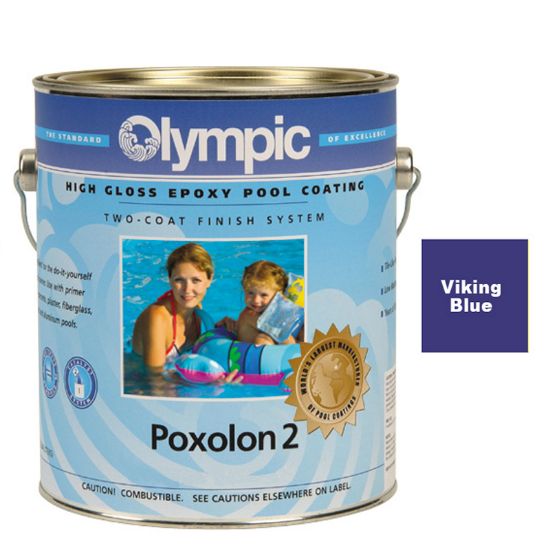 Kelley Technical Coatings Inc. 1 Gallon Poxolon 2 Viking Blue Paint Olympic Kelley For Designs And Murals - 2212 GALLON
