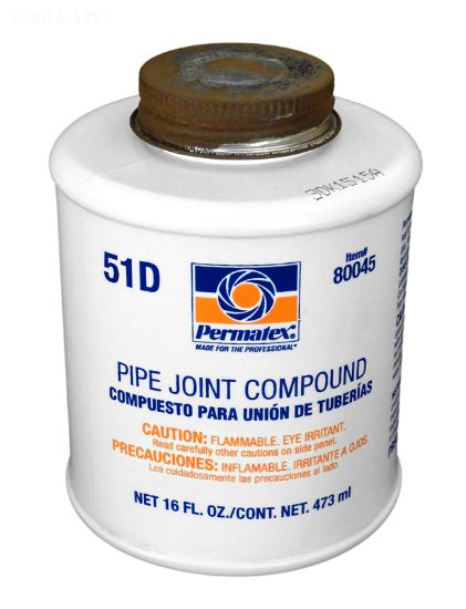 Permatex Pipe Joint Compound, 16 oz - 80045