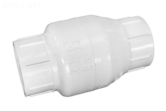 American Granby 1 1/2-Inch Skt Swing Check Valve PVC Flap Style White Flo Control - 1520-15