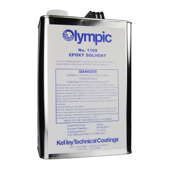Kelley Technical Coatings Inc. 1 Gal Epoxy Solvent Olympic Kelley - 1109 GALLON