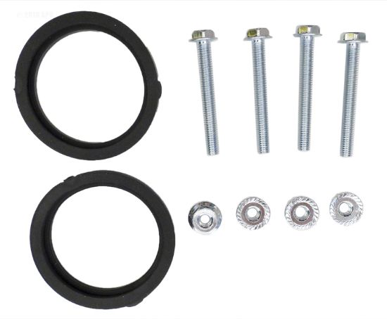 1.5-Inch White Valve Replacement Seal Kit Santoprene 2 Seals Nuts & Bolts Bagged Valterra - 1001-9PB