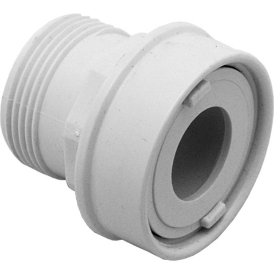 AquaStar 1/2-Inch Extender With 1 1/4-Inch Threaded End (fits Swimquip # 8429 - 14)/1-Inch Orifice White - BSASD101