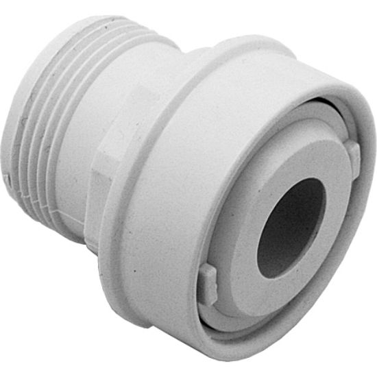 AquaStar 1/2-Inch Extender With 1 1/4-Inch Threaded End (fits Swimquip # 8429 - 14)/3/4-Inch Orifice White - BSASD101B