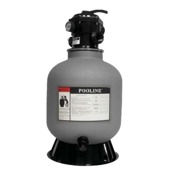 Tianjin Pool & Spa Corporation 16-Inch Sand Filter 1 1/2-Inch Fpt Top Mnt 7 Pos Valve Abg 100 Lb Sand Pooline