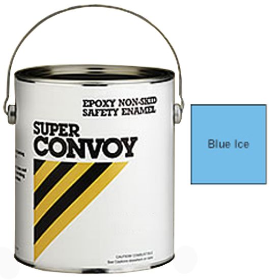 Kelley Technical Coatings Inc. 1 Qt Super Convoy Epoxy Slip Resistant Blue Ice Olympic Kelley Paint - 366 QUART