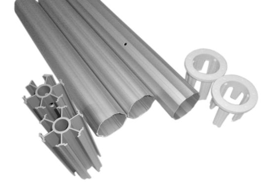 16' X 4-Inch Tube Set Only Ilp Swimline For Ig Commercial Solar Cover Reel Systems - 51164