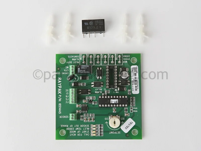 Raypak011717FCold Water Start/Run Control Board Board