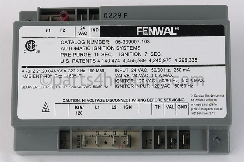 Kidde-Fenwal05-339007-103Hot Surface Ignition Control Board Module