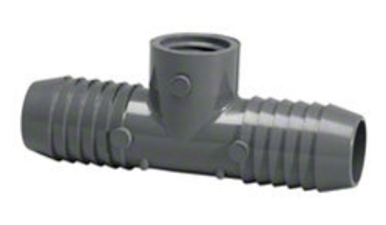Lasco 1.25-Inch X 1.25-Inch X .75-Inch Ins X Ins X Fpt Reducing Tee HI-MAX Fitting - 1402-167