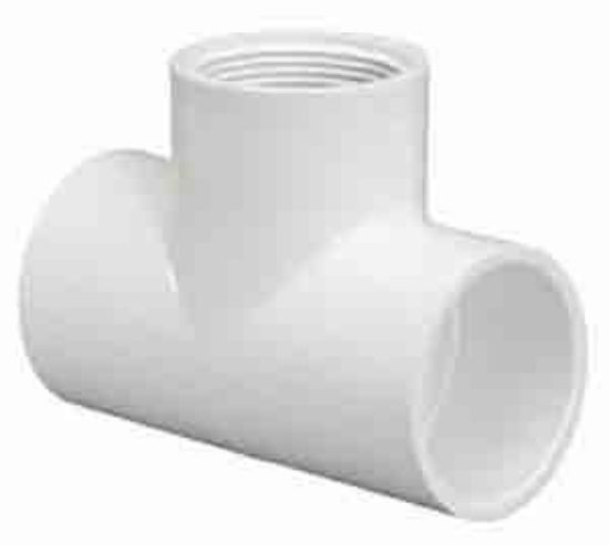Lasco Fittings INC 1.25In Skt X Skt X FPT Tee Schedule 40 - 402-012