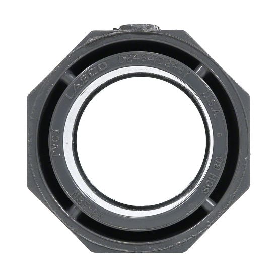 LASCO 1.25IN X .75IN Spigot X Skt Reducer Bushing Schedule 80 Gray Flush - 837-167