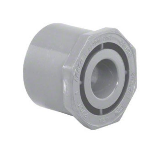 LASCO 2INSP X 1 1/2IN Slip Reducer Bushing Cpvc Sched 80 Gray - 9837251