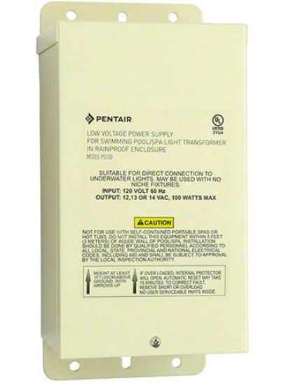 Pentair 100W 12V - 14V Light Transformer Pool Rated - 619962