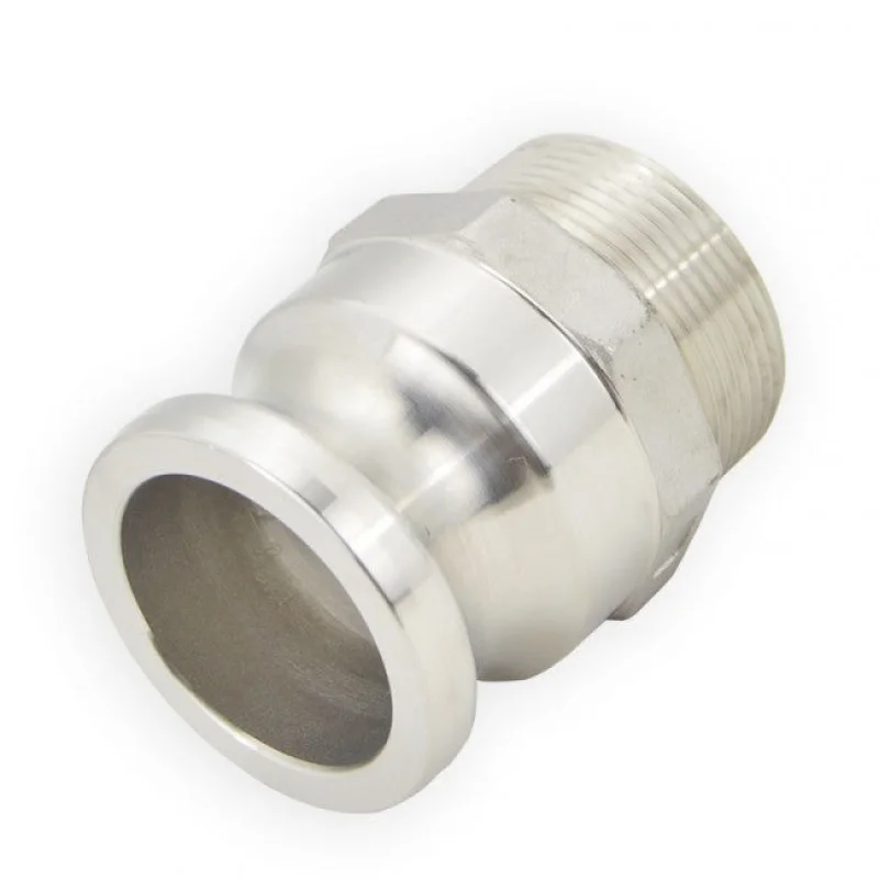 1-1/2" Flui-PRO 316 SS Camlock Fitting - Male Camlock x MNPT (FP-SS-F-150)