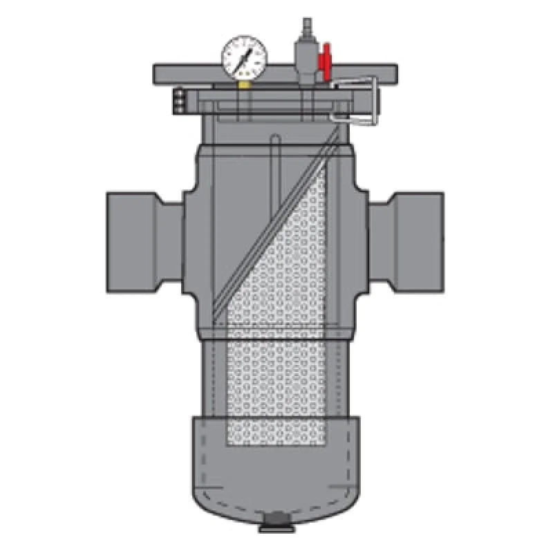 1-1/2" Spears PVC Basket Strainer - SOC - EPDM - SS6 Mesh (BS22S6-015)
