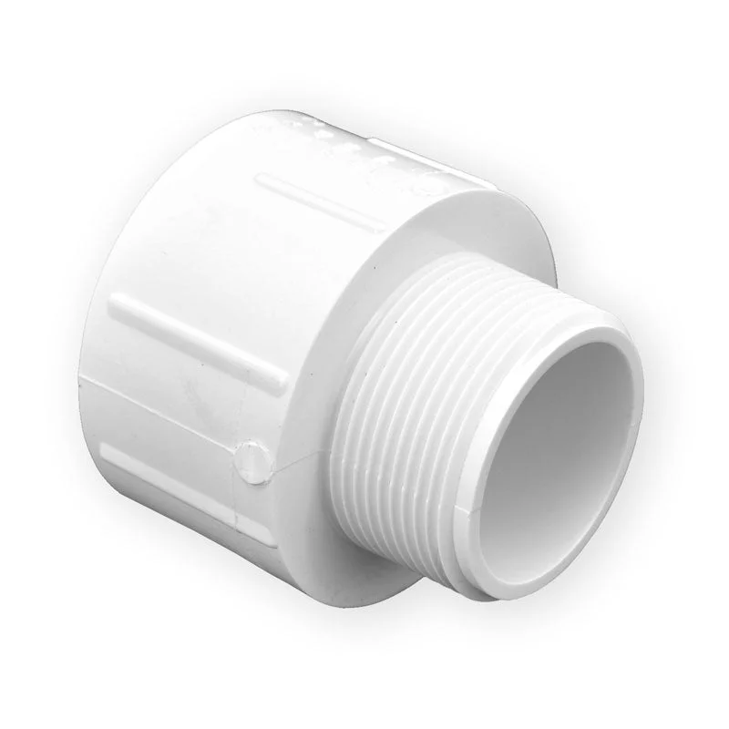 1-1/2" x 2" Schedule 40 PVC Reducing Male Adapter - MIPT x Socket (436-213)