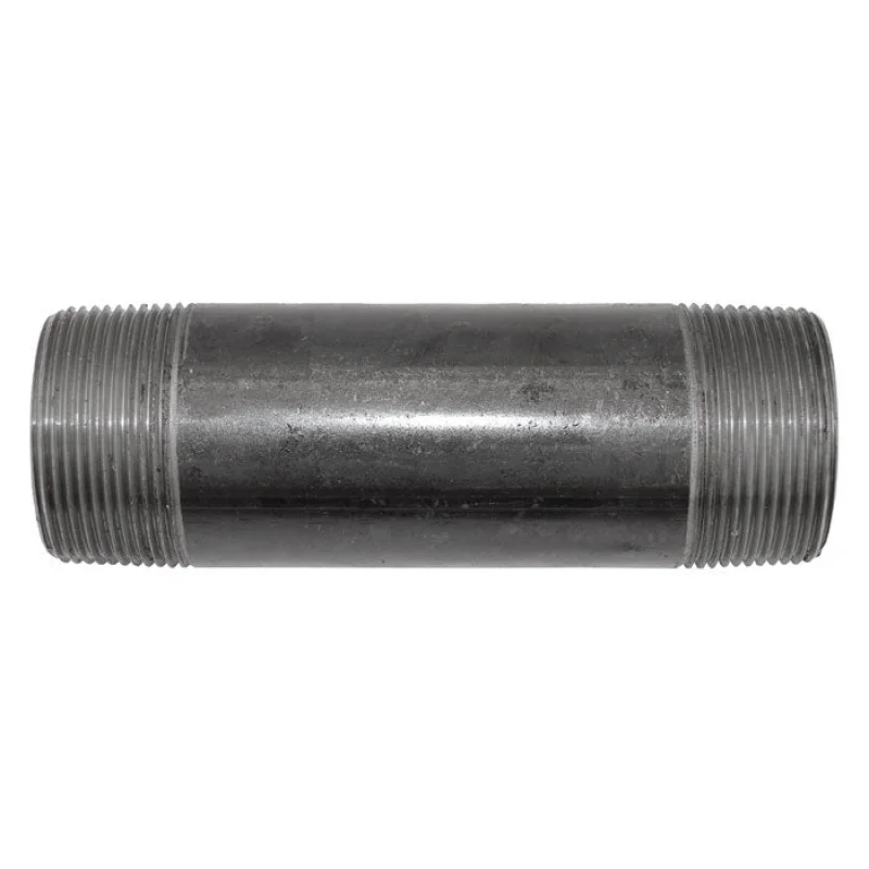 1-1/2" x 5-1/2" Black Malleable Iron Nipple (BSN112512 / 10855)