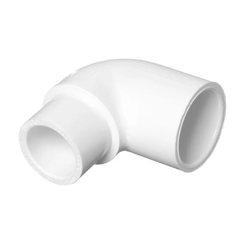 1-1/4" x 1/2" Sch 40 PVC Reducing 90 Elbow Soc 406-166