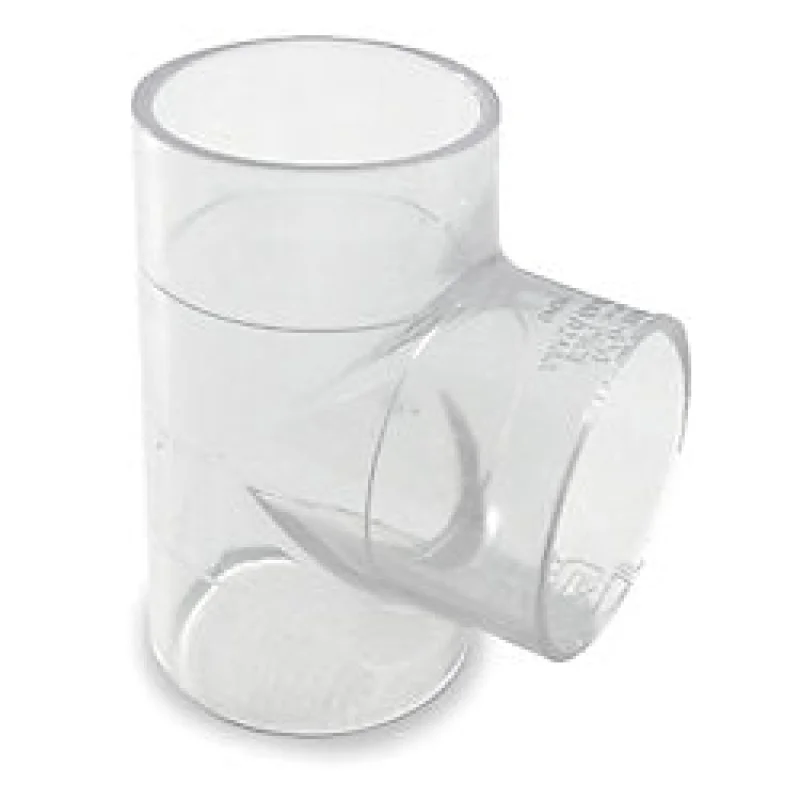 1/4" Clear PVC Tee 401-002L
