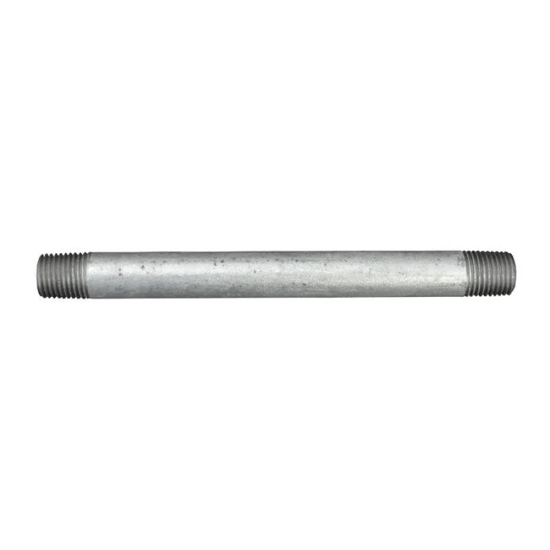 1/4" x 5-1/2" Galvanized Malleable Nipple - MNPT (GSN14512 / 11255)