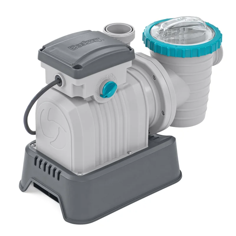 1,600 Gal. Sand Filter Pump Motor Replacement, Gray