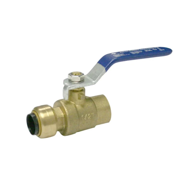 1" Brass Push Fit Female Ball Valve 10177488 (Clearance)