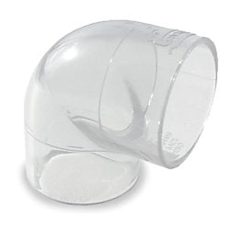 1" Clear PVC 90 Elbow 406-010L