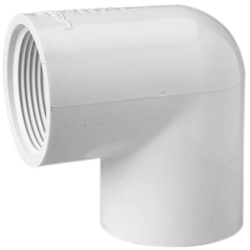1" Sch 40 PVC 90 Elbow - Soc x Fipt 407-010