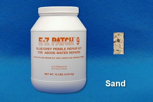 E-Z Patch 10 Lb E-Z Patch 9 Pebble Plaster Repair, Sand Color