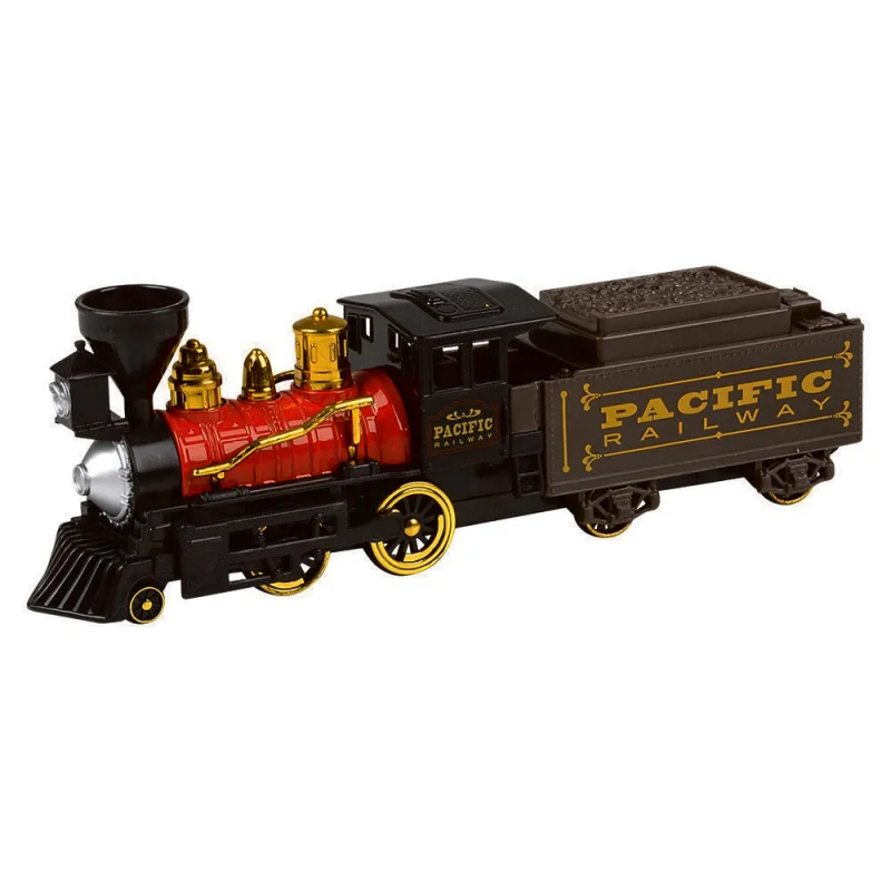 10" STEAM Engine Locomotive Die-Cast Pull Back (Assorted. Sold Separately)