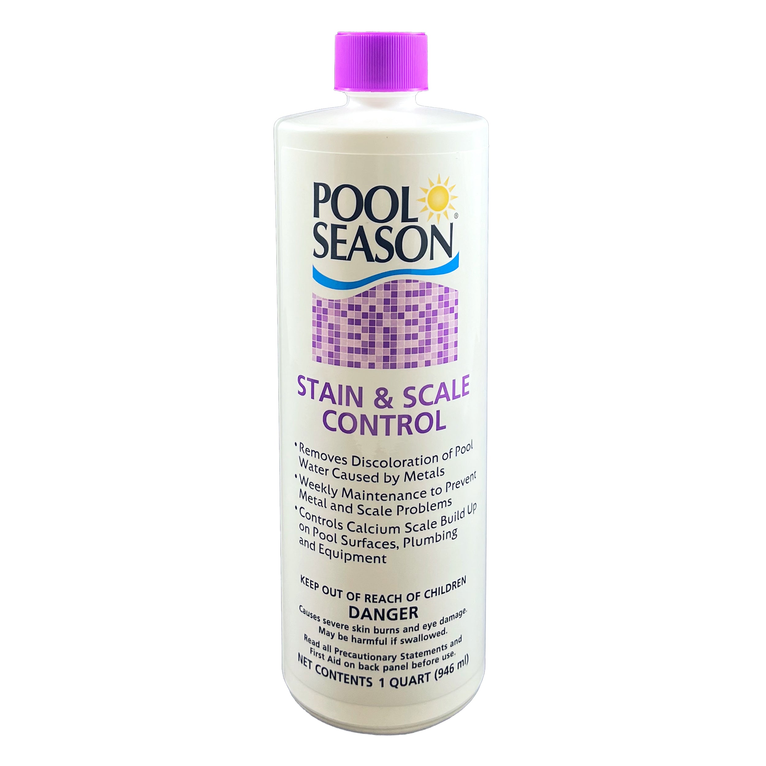 Pool Season 47246120 32 oz Bottle Stain and Scale Control