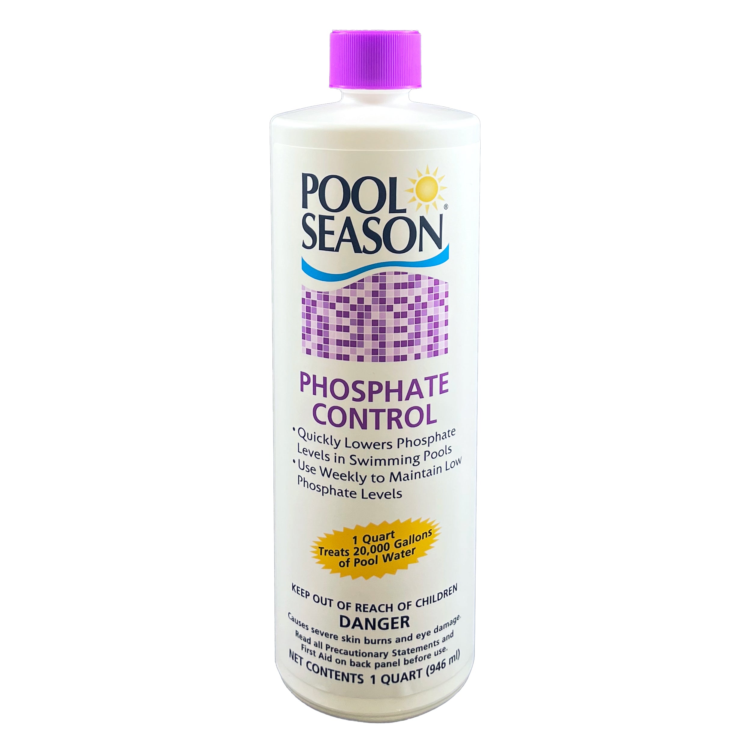 Pool Season 47246150 1 qt Bottle Phosphate Control
