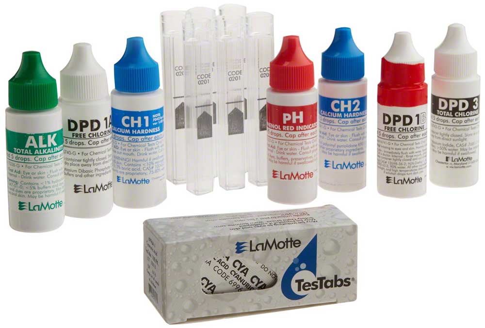 LaMotte ColorQ Pro 7 Refill Reagents Complete Set - 1 Oz (30 mL) Bottle - R2056
