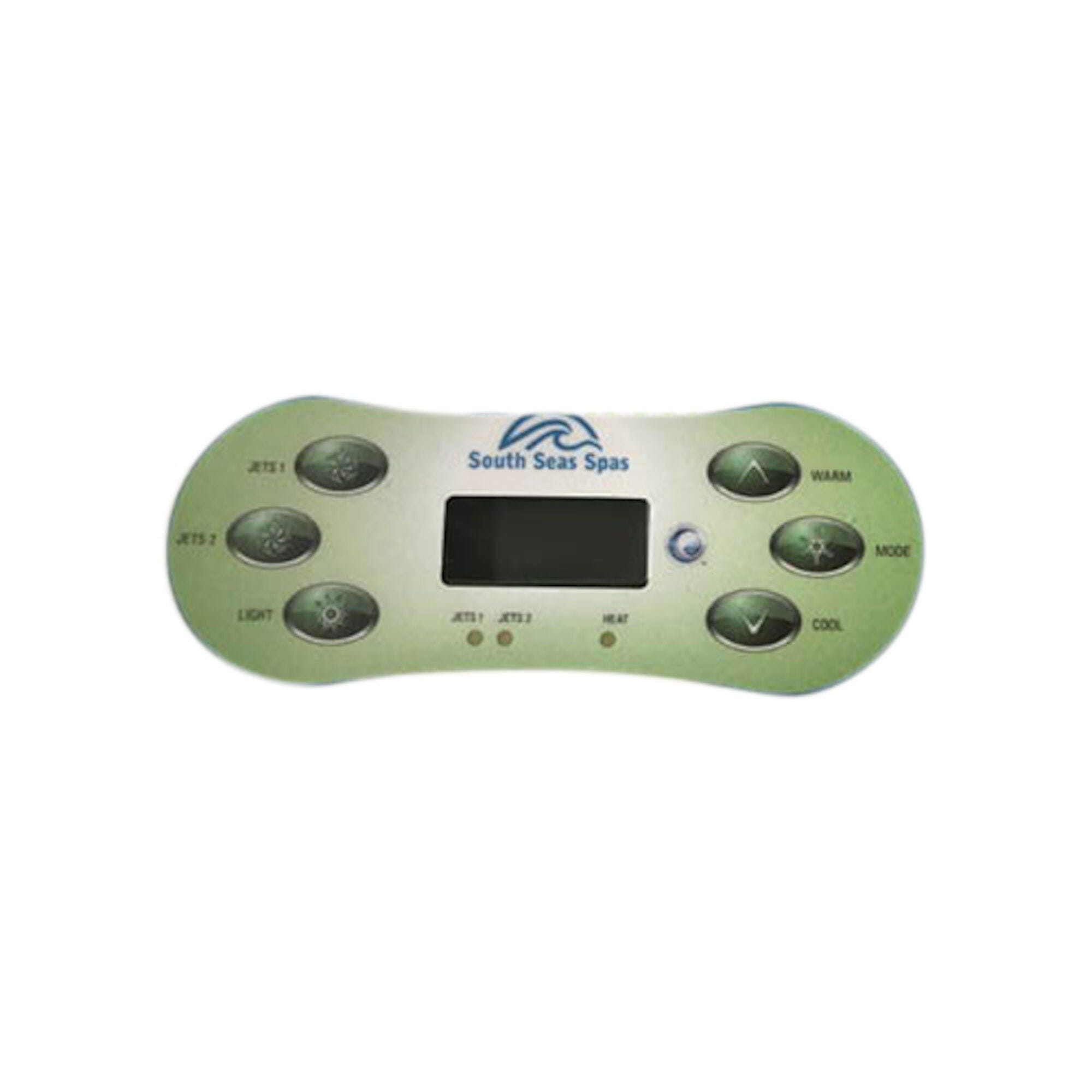 6 Button Artesian Spa VL620S Keypad Overlay 11-0145-08