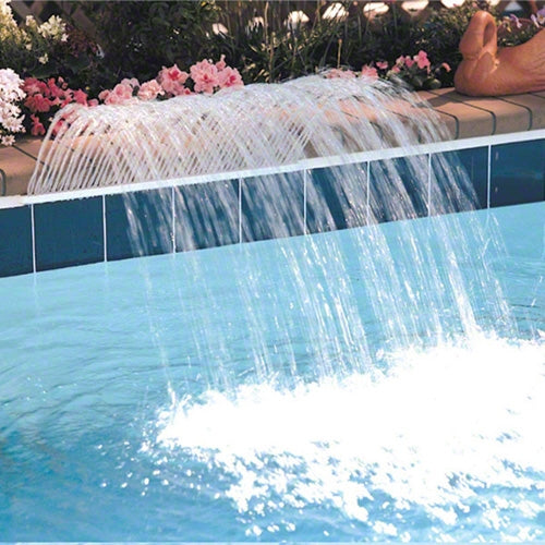 Jandy 6" Extended Lip Rain Arc Waterfall 1201CRA - Clear Nozzle