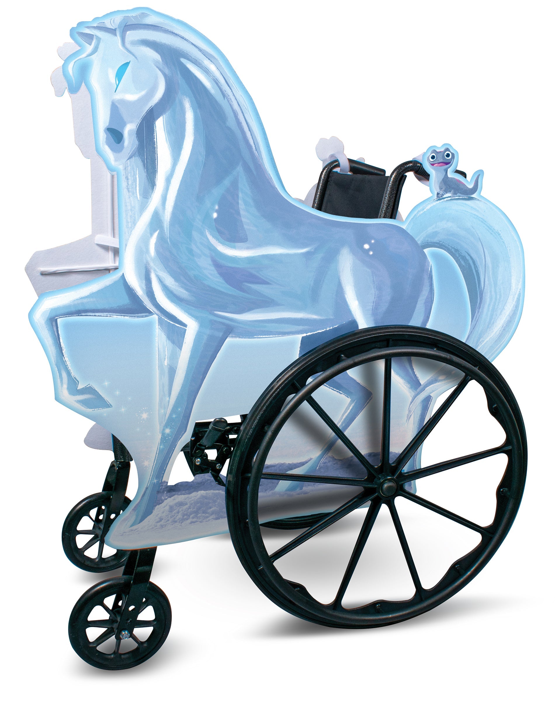 Ice Nokk Frozen Disney Adaptive Wheelchair Cover Child Costume Accessory